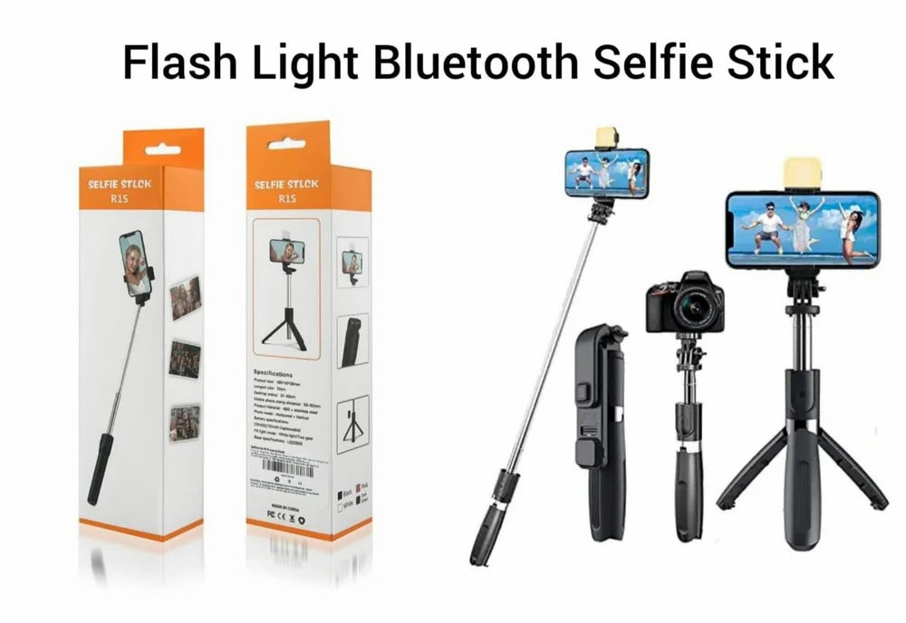 Bluetooth Selfie Stick with Light – Tripod, Remote Contro