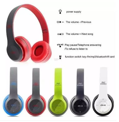 Wireless P47 Bluetooth Headphones